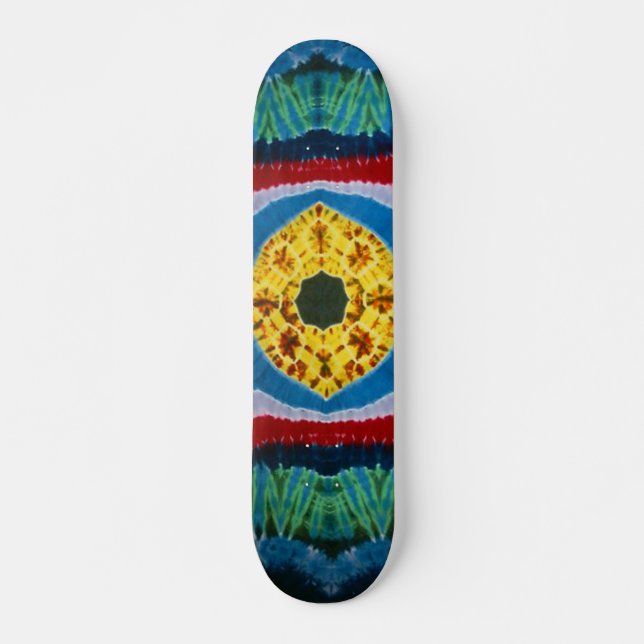 Tie Dye Skateboard - Boule des yeux (Devant)