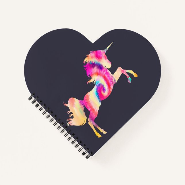 Tie Dye Unicorn Carnet (Devant)