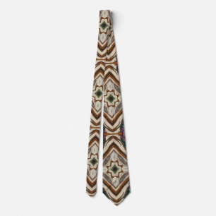 Tie pour hommes marron cravate de designer