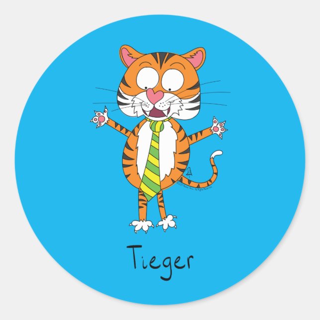 Tieger Tiger avec sticker cravate (Devant)