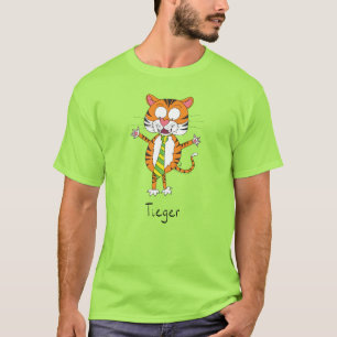 Tieger Tiger dans un T-shirt homme Necktie
