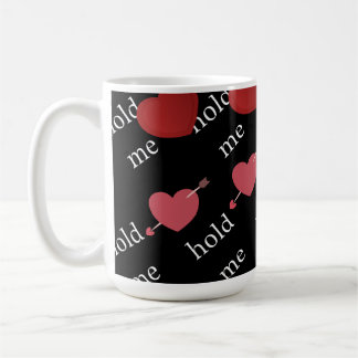 "Tiens-moi" Mug Cœurs Romantiques Esthétique Sombr