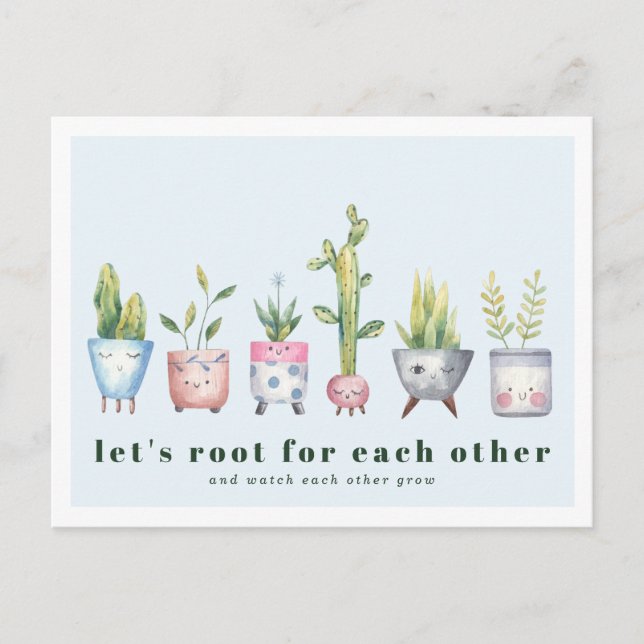 Tient à toi | Carte postale de plantes en pot (Devant)