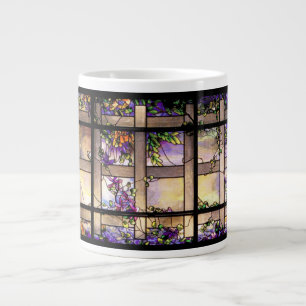 Tiffany Art Nouveau Stainglass Jumbo Mug