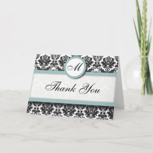 Tiffany Damask Merci Cartes