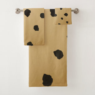 Tige dorée noire moderne Tan beige or