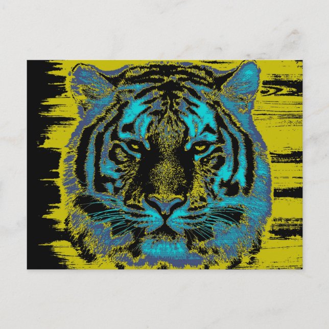 Tiger Art - Cartes postales (Devant)