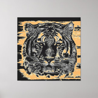 Tiger Belle Art 2 Toile Enveloppée