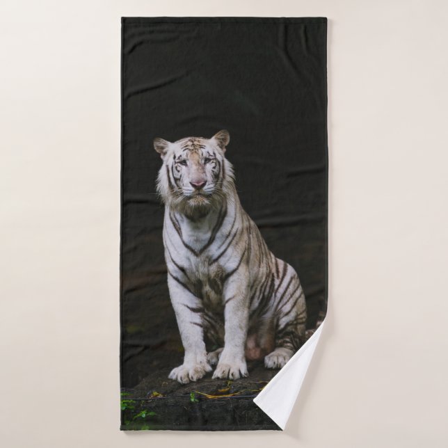 TIGER BLANC (Serviette de bain)