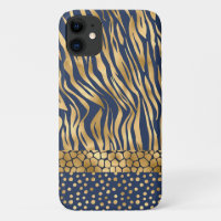 Tiger Chic Gold Chic Coque-Mate coque iphone éléga