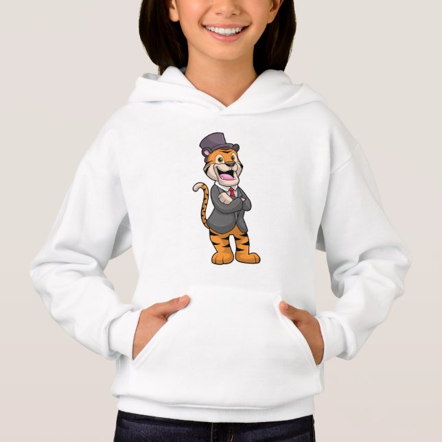 Tiger comme chambre avec veste et Casquette (Devant)