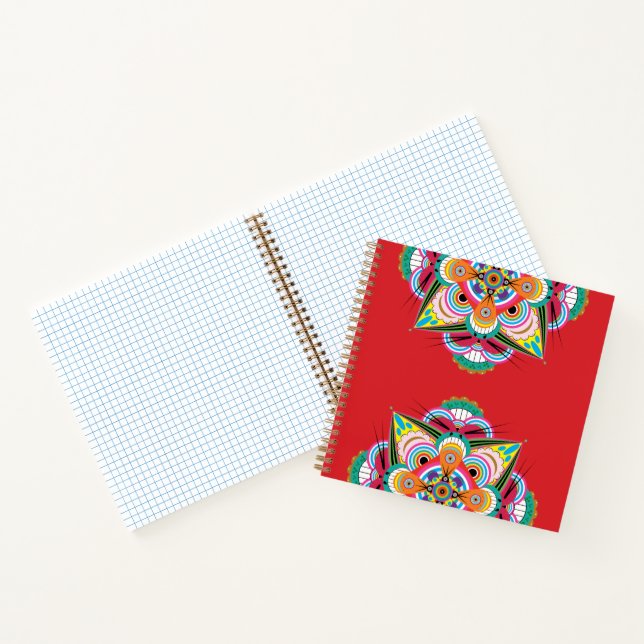 Tiger Dragon Mandala Carnet 8.5x8.5 (Intérieur)
