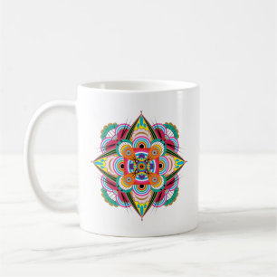 Tiger Dragon Mandala Classic Mug