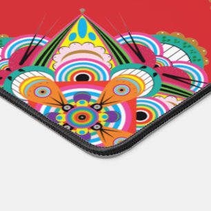 Tiger Dragon Mandala Desk Mat