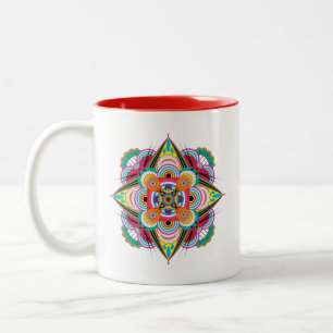 Tiger Dragon Mandala Mug