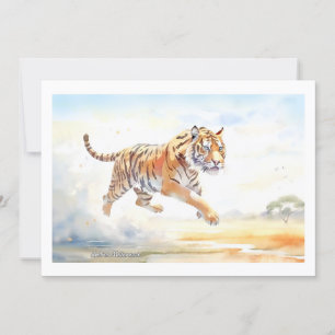 Tiger en action 3 Carte plate