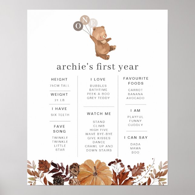 Tiger Green 1er Anniversaire Poster du Jalon (Devant)