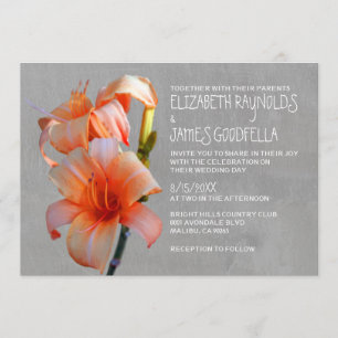 Tiger Lilies Les Invitations De Mariage