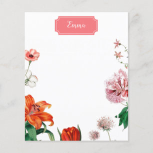 Tiger Lily Tulipe et Fleurs roses