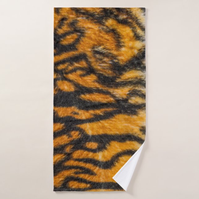 Tiger motif fond abstrait, animal, asie,  (Serviette de bain)