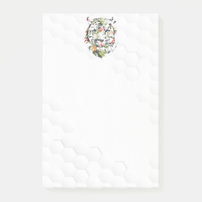 TIGER Post-It Notes - Motif Tropical (Devant)
