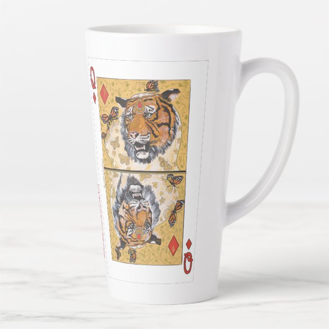Tiger Reine Tall Latte Mug (Droite)