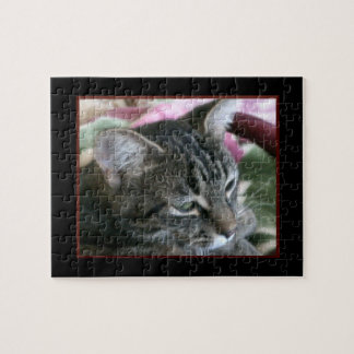 Tiger Stripe Kitty Jigsaw Puzzle
