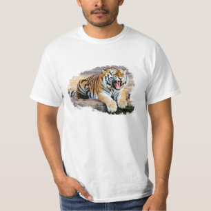 Tiger T-shirt Blanc