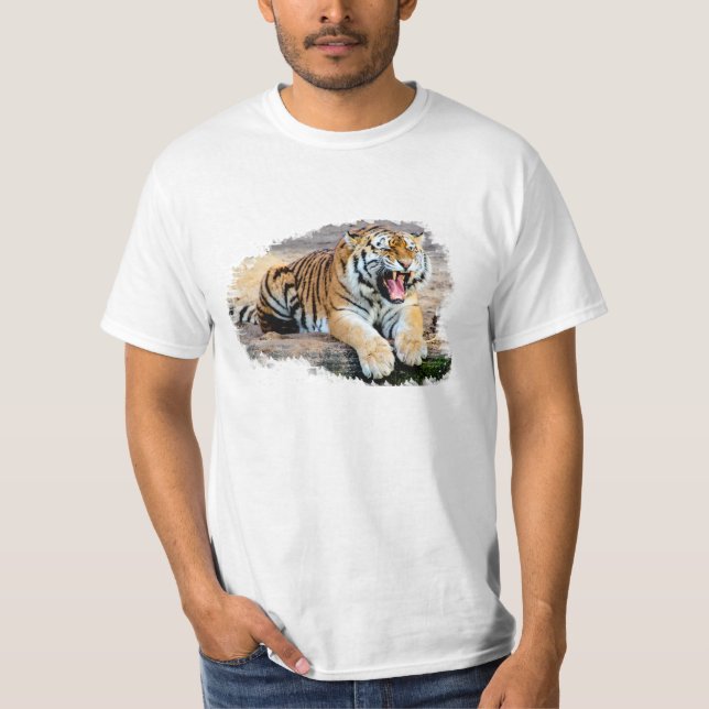 Tiger T-shirt Blanc (Devant)