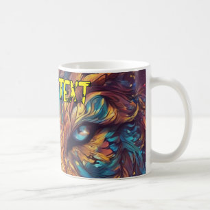 Tiger tasse avec votre texte personnalisé