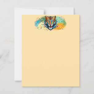 Tiger Tiger Tête arc-en-ciel teintures