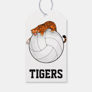 Tiger Volleyball étiquettes cadeaux