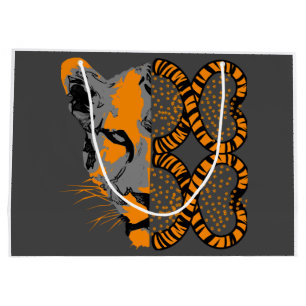 Tiger Wild Animal Événements Anniversaire Fête Sac