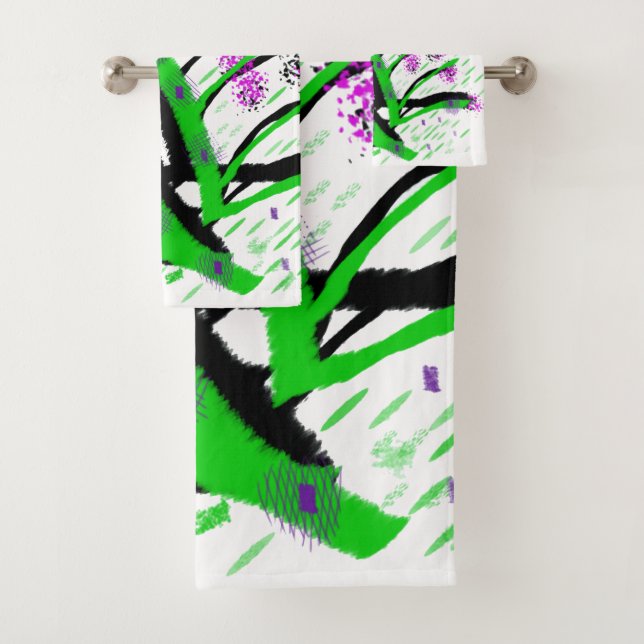 Tiges Vertes Fleurs Violettes  (En situation)