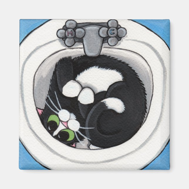 Tight Fit v.2 - Aimant de chat (Devant)