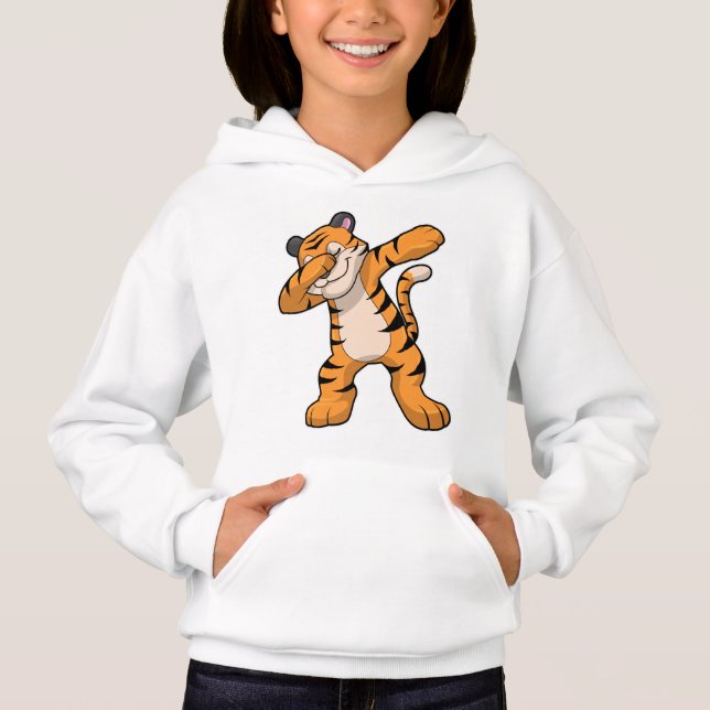 Tigre à la danse hip hop Dab (Devant)