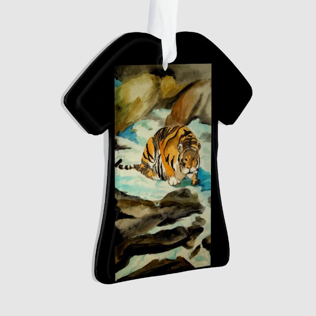 Tigre aquarelle (devant)