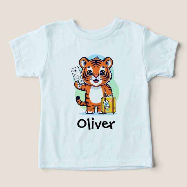 Tigre aventurier mignon (Design Recto)