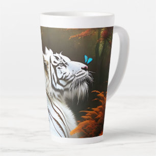 Tigre Blanc Ces Moments D'Amour, Latte Mug