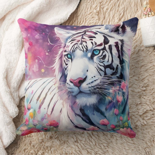 Tigre blanc - Coussin (Couverture)