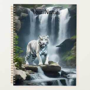 Tigre blanc du Bengale dans la nature