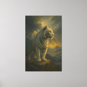 Tigre Blanc - Impression d'Art Fin