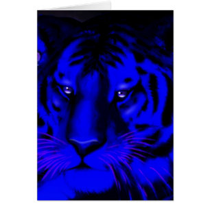 Tigre bleu électrique