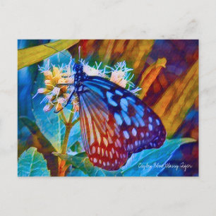 Tigre bleu verre Ceylan : Carte postale