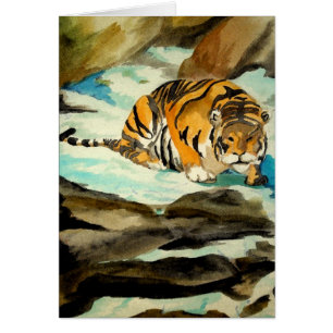 Tigre d'aquarelle