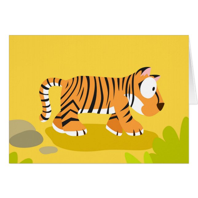Tigre de mon serie d'animaux du monde (Devant horizontal)