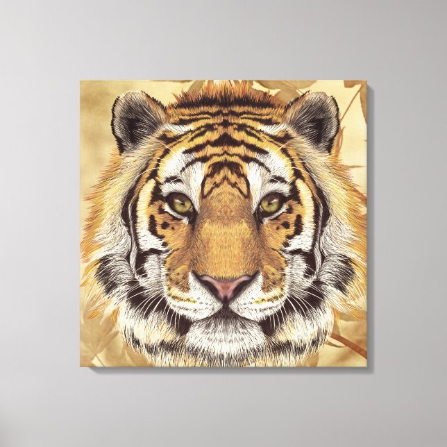 Tigre en toile (Recto)
