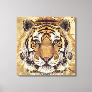Tigre en toile