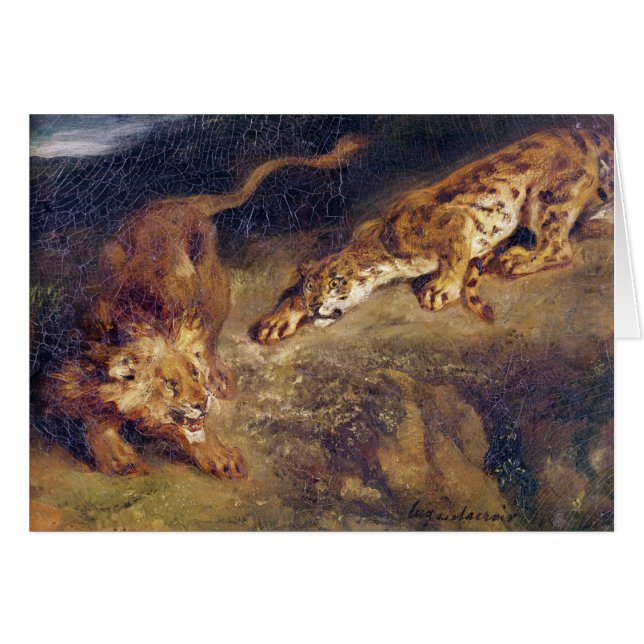 Tigre et lion (Devant horizontal)