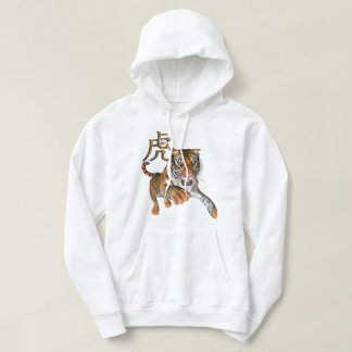 Tigre et sweatshirts chinois de symbole